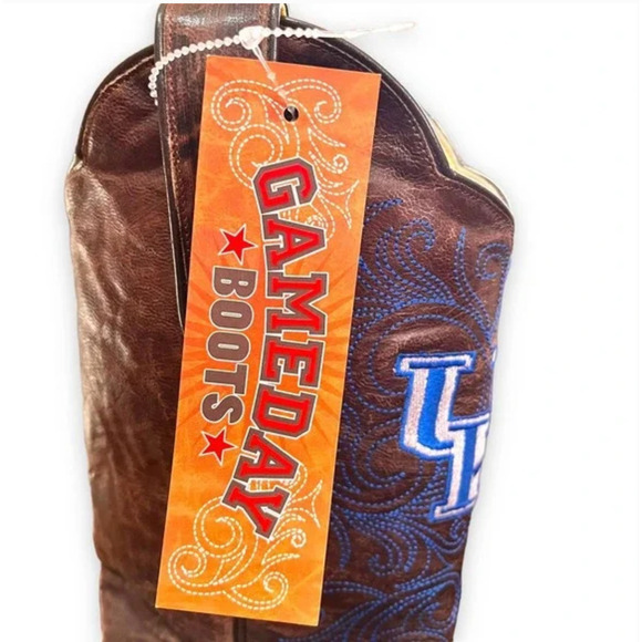 University of Kentucky Wildcats UK U of K NWT NCAA Distressed Leather Boots 7.5 - Picture 10 of 12